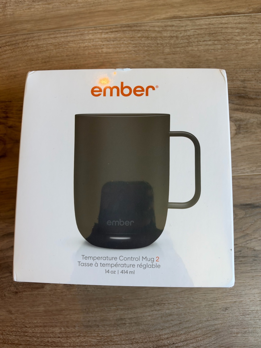 NWT sealed box Ember Temperature Control Mug 2 - Black